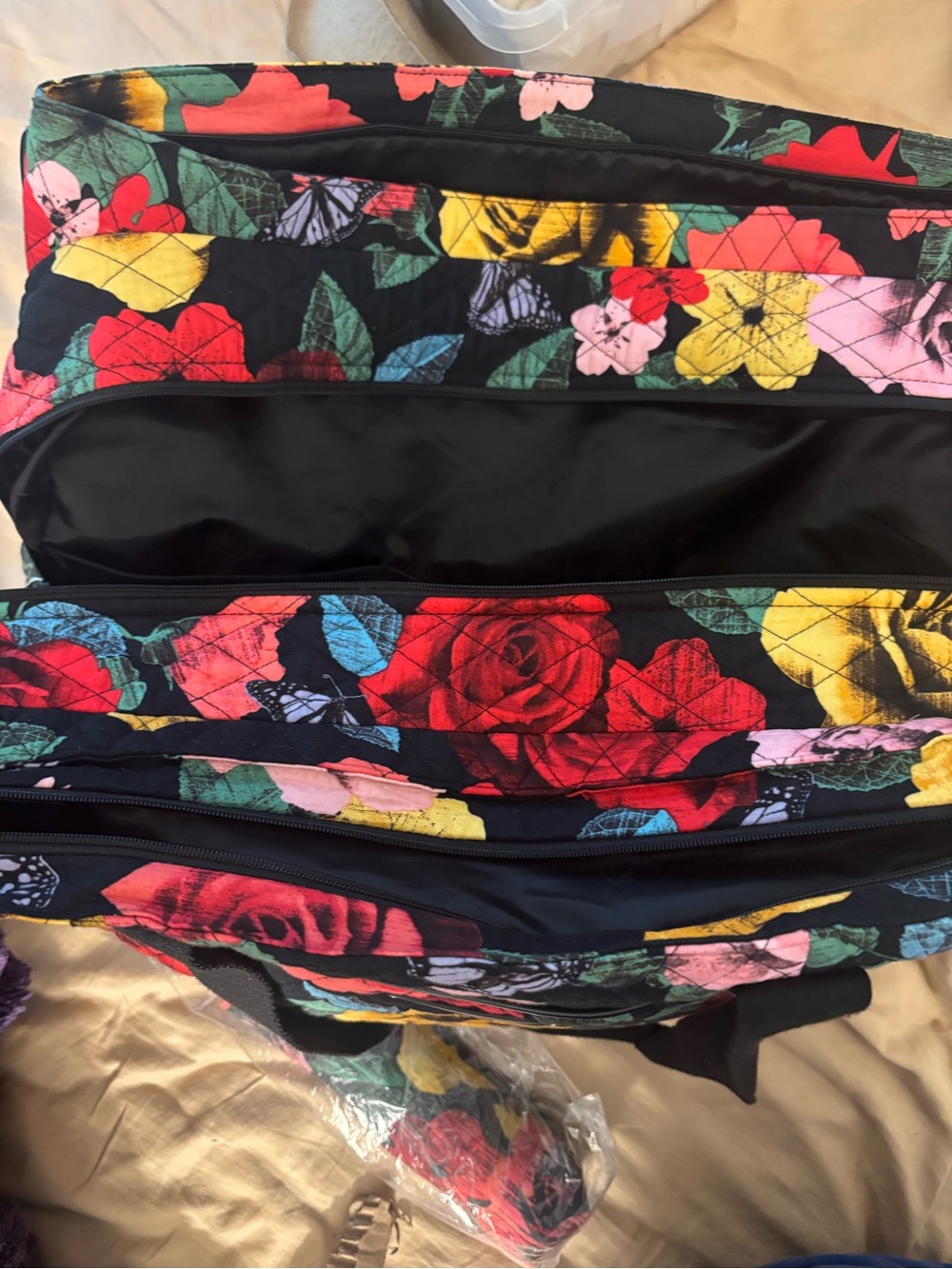 VERA BRADLEY SET in Havana Rose- discontinued - Picture 2 of 13